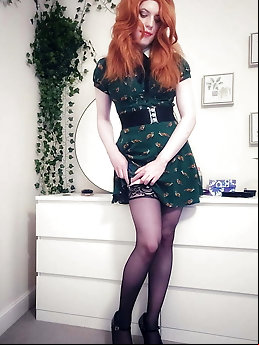 Sexy Size 11 Feet in Tan Nylons