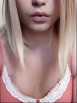 A beautiful transgender woman is enjoying pleasure in these images.
